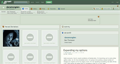 Desktop Screenshot of danamongden.deviantart.com