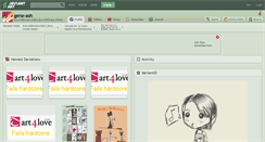 Desktop Screenshot of gene-ash.deviantart.com