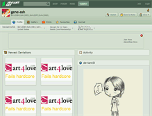 Tablet Screenshot of gene-ash.deviantart.com