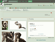 Tablet Screenshot of ilyaafanasyev.deviantart.com
