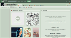 Desktop Screenshot of gentlemensclub.deviantart.com