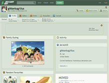 Tablet Screenshot of glitterbug10us.deviantart.com