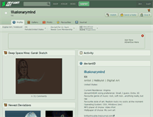 Tablet Screenshot of illusionarymind.deviantart.com