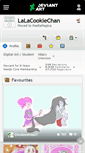 Mobile Screenshot of lalacookiechan.deviantart.com