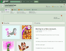 Tablet Screenshot of lalacookiechan.deviantart.com