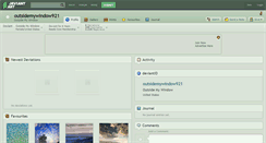 Desktop Screenshot of outsidemywindow921.deviantart.com