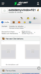 Mobile Screenshot of outsidemywindow921.deviantart.com