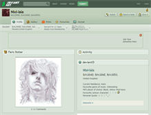 Tablet Screenshot of nixi-lala.deviantart.com