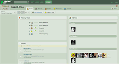 Desktop Screenshot of masked-fans.deviantart.com