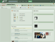 Tablet Screenshot of masked-fans.deviantart.com