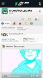 Mobile Screenshot of crumbledcupcake.deviantart.com