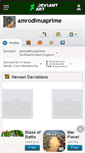 Mobile Screenshot of amrodimusprime.deviantart.com