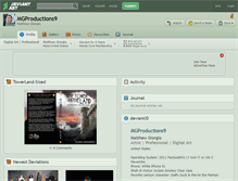 Tablet Screenshot of mgproductions9.deviantart.com