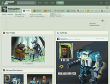 Tablet Screenshot of mayuzane.deviantart.com