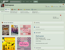 Tablet Screenshot of fiftyfivepixels.deviantart.com