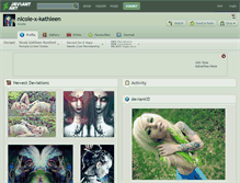 Tablet Screenshot of nicole-x-kathleen.deviantart.com