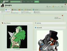 Tablet Screenshot of idrawgirlz.deviantart.com