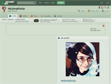 Tablet Screenshot of nickle4apickle.deviantart.com