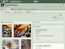 Tablet Screenshot of princessphilomena.deviantart.com