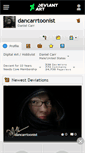 Mobile Screenshot of dancarrtoonist.deviantart.com