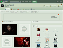 Tablet Screenshot of dancarrtoonist.deviantart.com