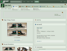 Tablet Screenshot of doc-oxy.deviantart.com