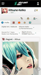 Mobile Screenshot of kitsune-keiko.deviantart.com