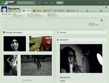 Tablet Screenshot of pop-porno.deviantart.com