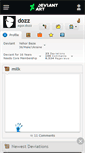Mobile Screenshot of dozz.deviantart.com