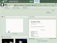 Tablet Screenshot of dozz.deviantart.com