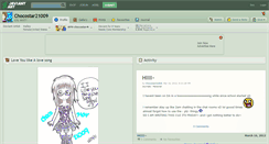 Desktop Screenshot of chocostar21009.deviantart.com