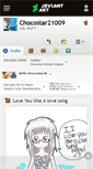 Mobile Screenshot of chocostar21009.deviantart.com