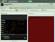 Tablet Screenshot of aohoshi2008.deviantart.com