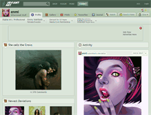 Tablet Screenshot of enmi.deviantart.com