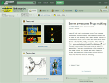 Tablet Screenshot of link-mart.deviantart.com