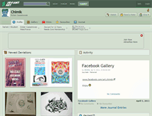 Tablet Screenshot of chimik.deviantart.com