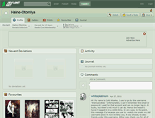Tablet Screenshot of haine-otomiya.deviantart.com