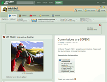 Tablet Screenshot of imbisibol.deviantart.com