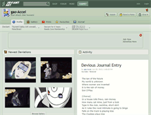 Tablet Screenshot of gao-accel.deviantart.com