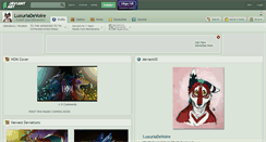 Desktop Screenshot of luxuriadevoire.deviantart.com
