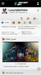 Mobile Screenshot of luxuriadevoire.deviantart.com