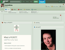 Tablet Screenshot of ananiarosa.deviantart.com