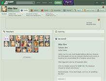 Tablet Screenshot of miss-yew.deviantart.com