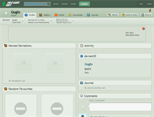 Tablet Screenshot of gogio.deviantart.com