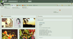 Desktop Screenshot of curly-curly.deviantart.com