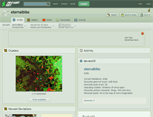 Tablet Screenshot of eternalbliss.deviantart.com