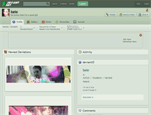 Tablet Screenshot of beie.deviantart.com