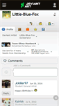 Mobile Screenshot of little-blue-fox.deviantart.com