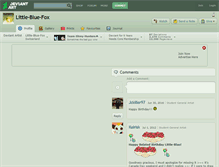 Tablet Screenshot of little-blue-fox.deviantart.com