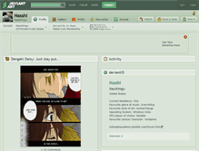 Tablet Screenshot of nasshi.deviantart.com